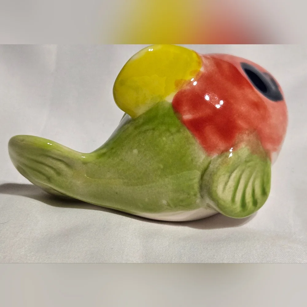 Colorful Ceramic Fish Figurine